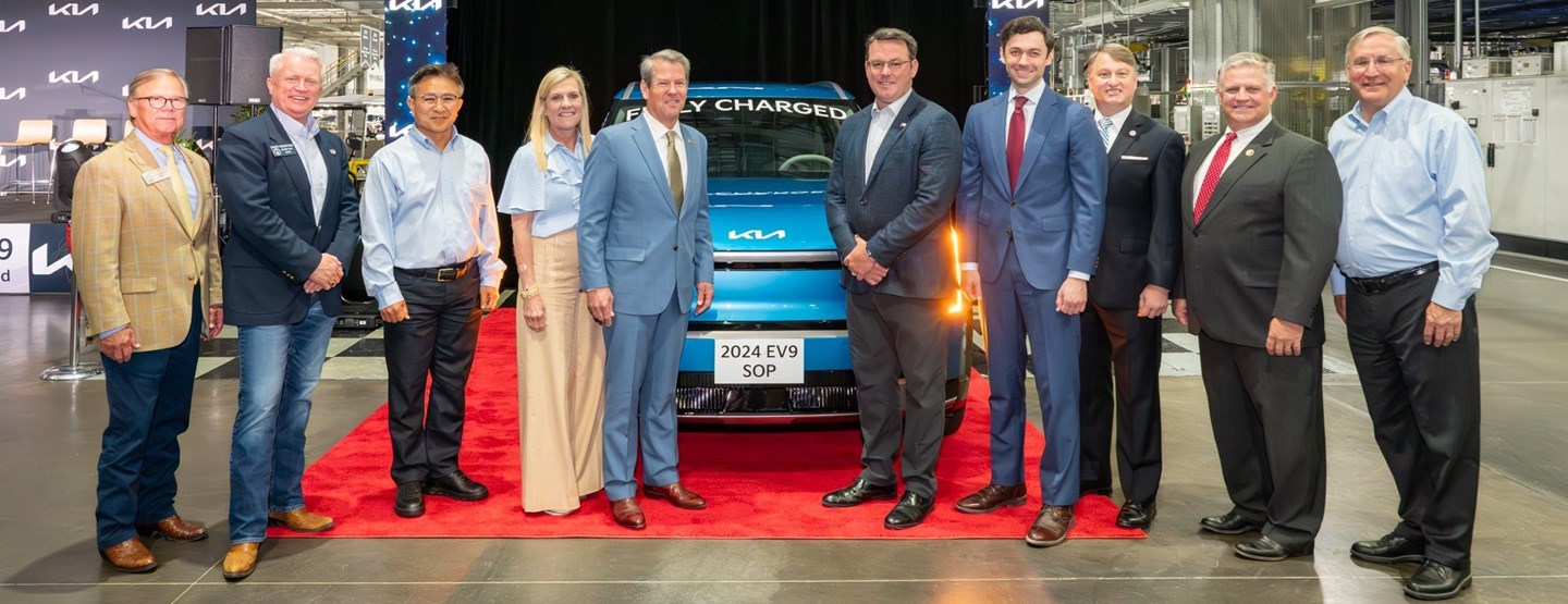 Kia Georgia begins assembly of the 2025 Kia EV9 All-Electric SUV